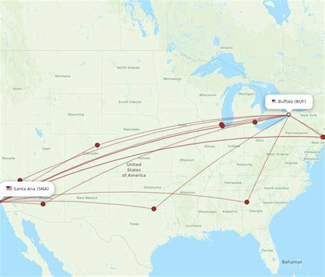 $268 Flights from Santa Ana (SNA) to Buffalo (BUF) 